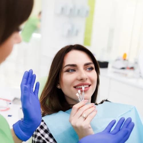Porcelain veneers at Gardenbrooke Dental in Northeast Brampton